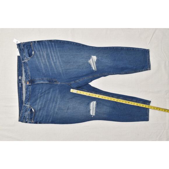 NEW Old Navy High-Rise Rockstar Super Skinny Jeans Plus Size 30 NWT Distressed - Picture 3 of 8